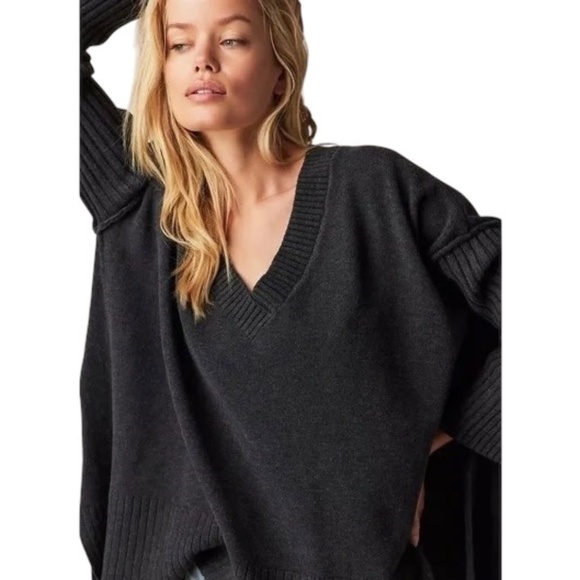 NWT Free People Orion A Line Tunic in Carbon L - Picture 2 of 10